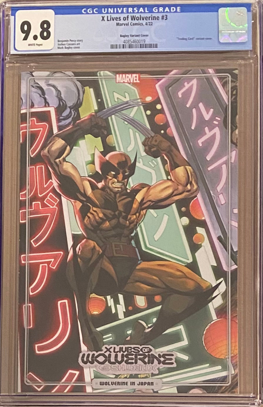 X Lives of Wolverine #3 Bagley Variant CGC 9.8