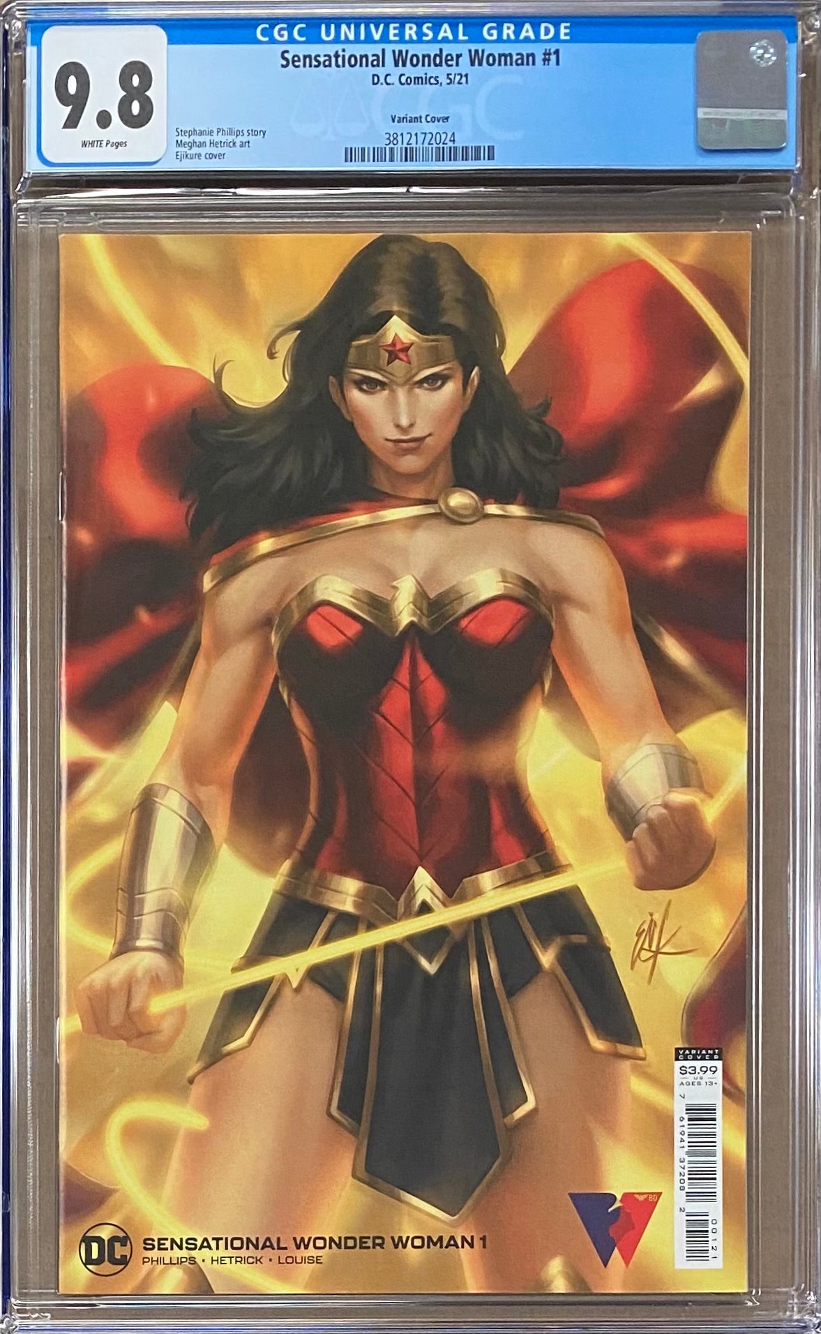 Sensational Wonder Woman #1 Variant CGC 9.8