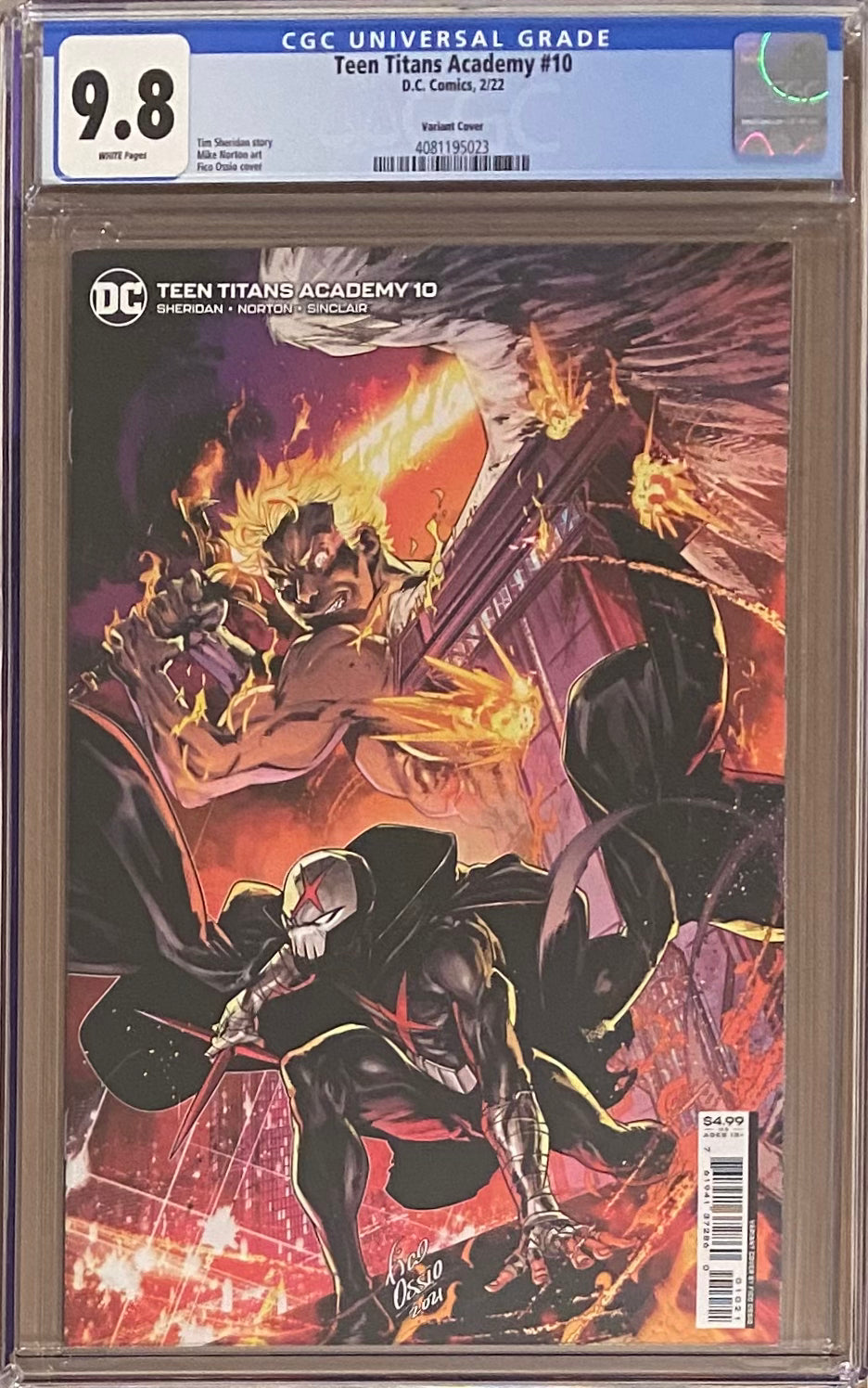 Teen Titans Academy #10 Variant CGC 9.8