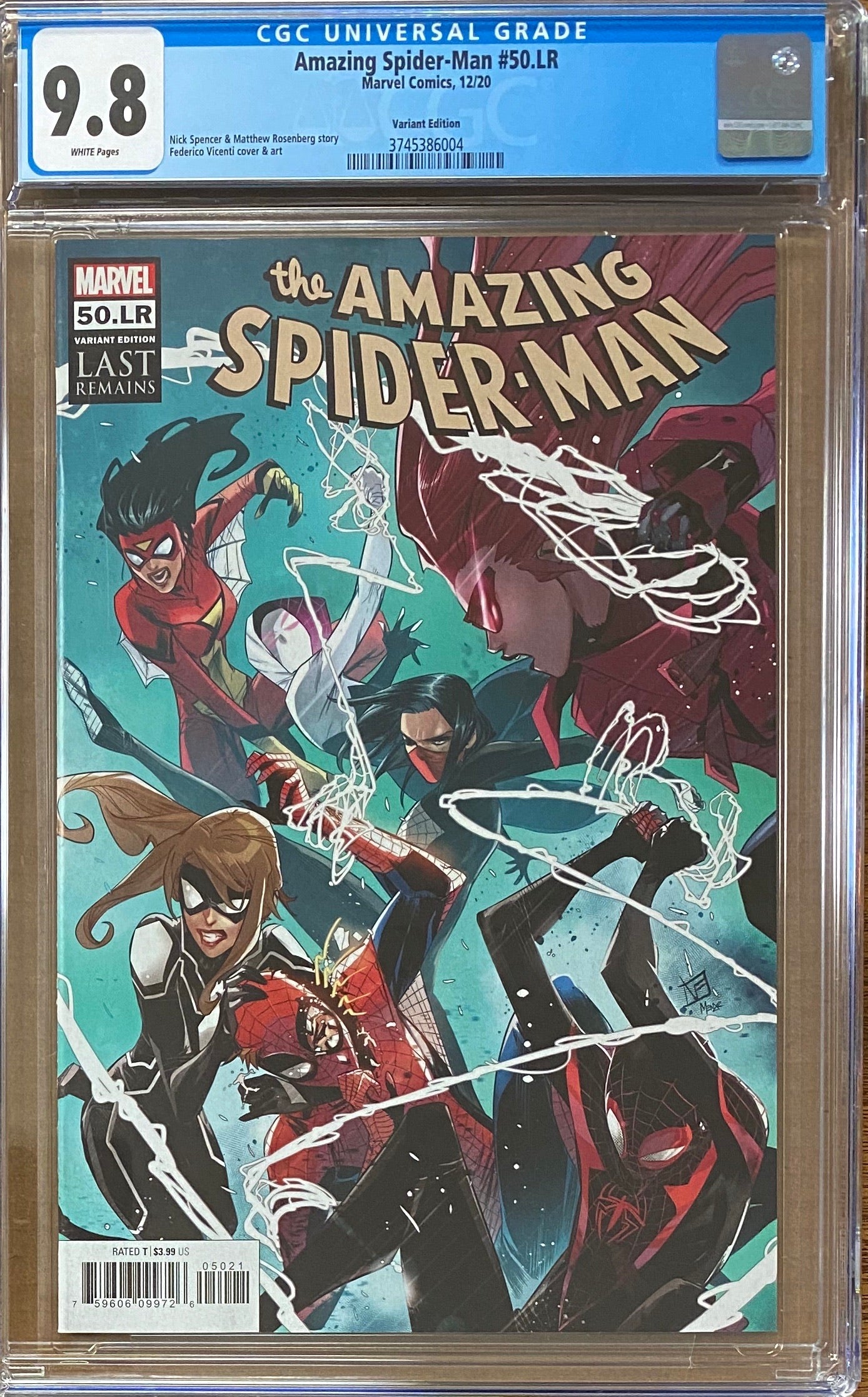 Amazing Spider-Man #50.LR Variant CGC 9.8
