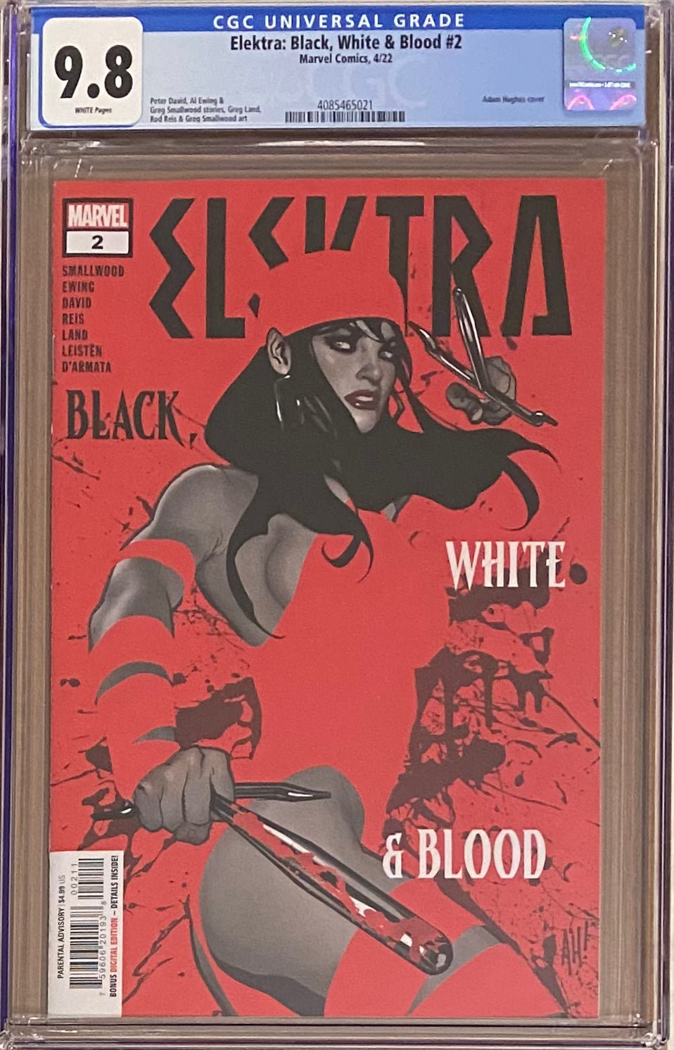 Elektra: Black, White, & Blood #2 CGC 9.8