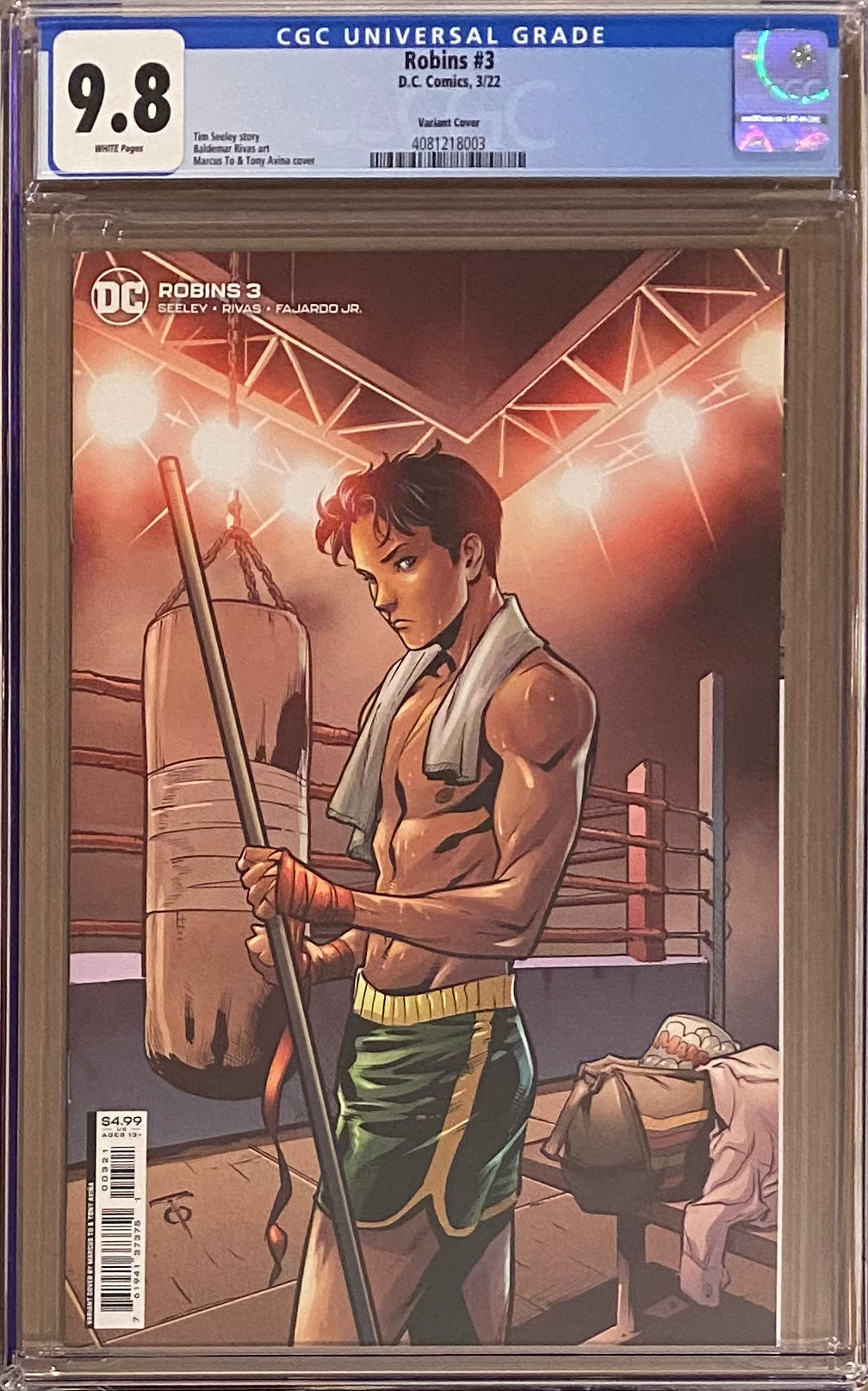 Robins #3 Variant CGC 9.8