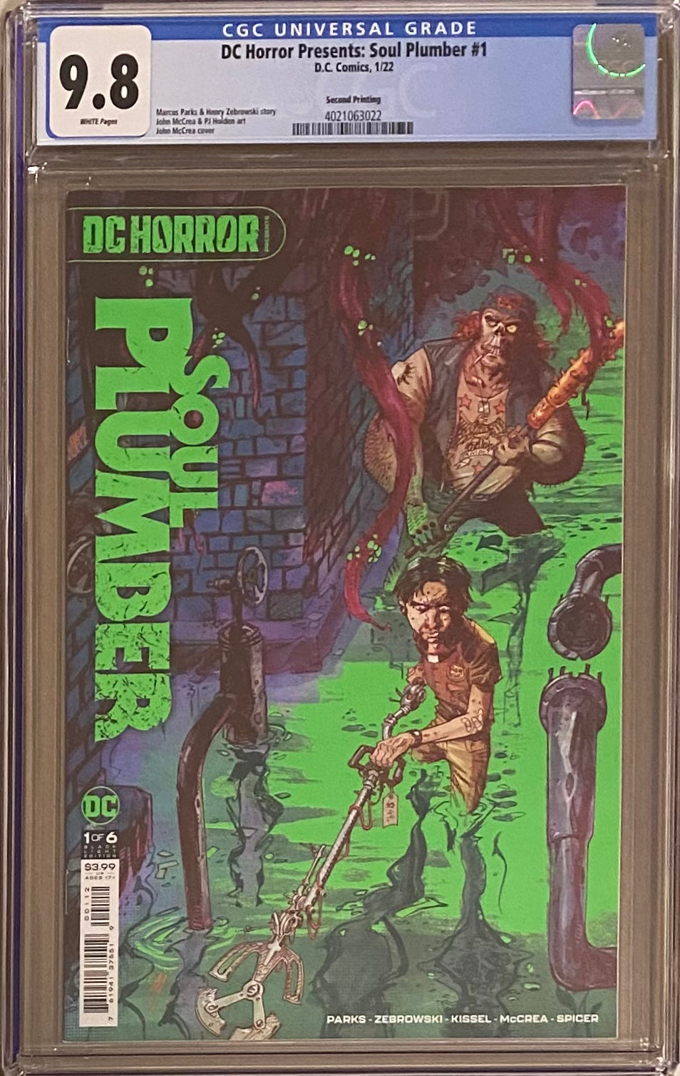 Soul Plumber #1 Second Printing CGC 9.8