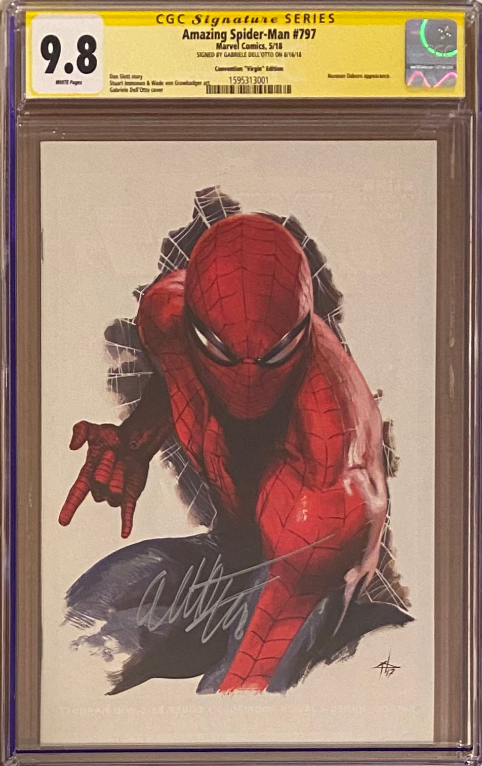 Amazing Spider-Man #797 Dell'Otto Fan Expo Virgin Variant CGC 9.8 SS