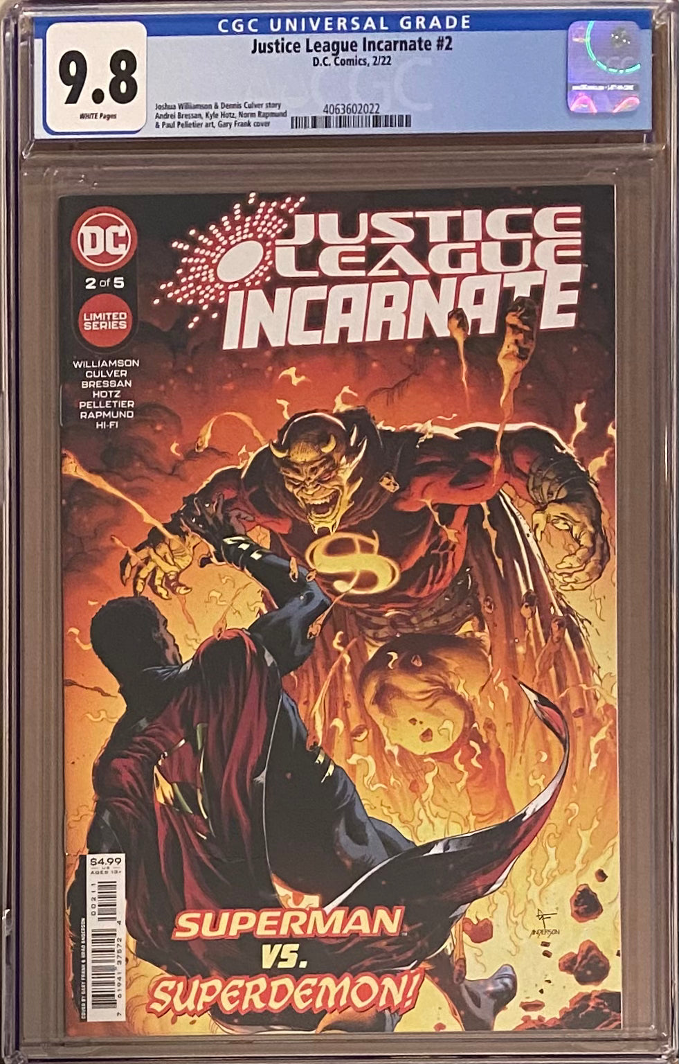 Justice League Incarnate #2 CGC 9.8