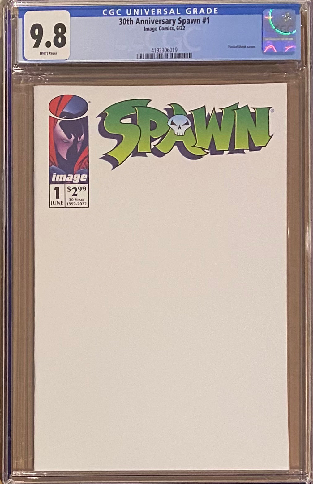 30th anniversary spawn 1 cgc 9 8