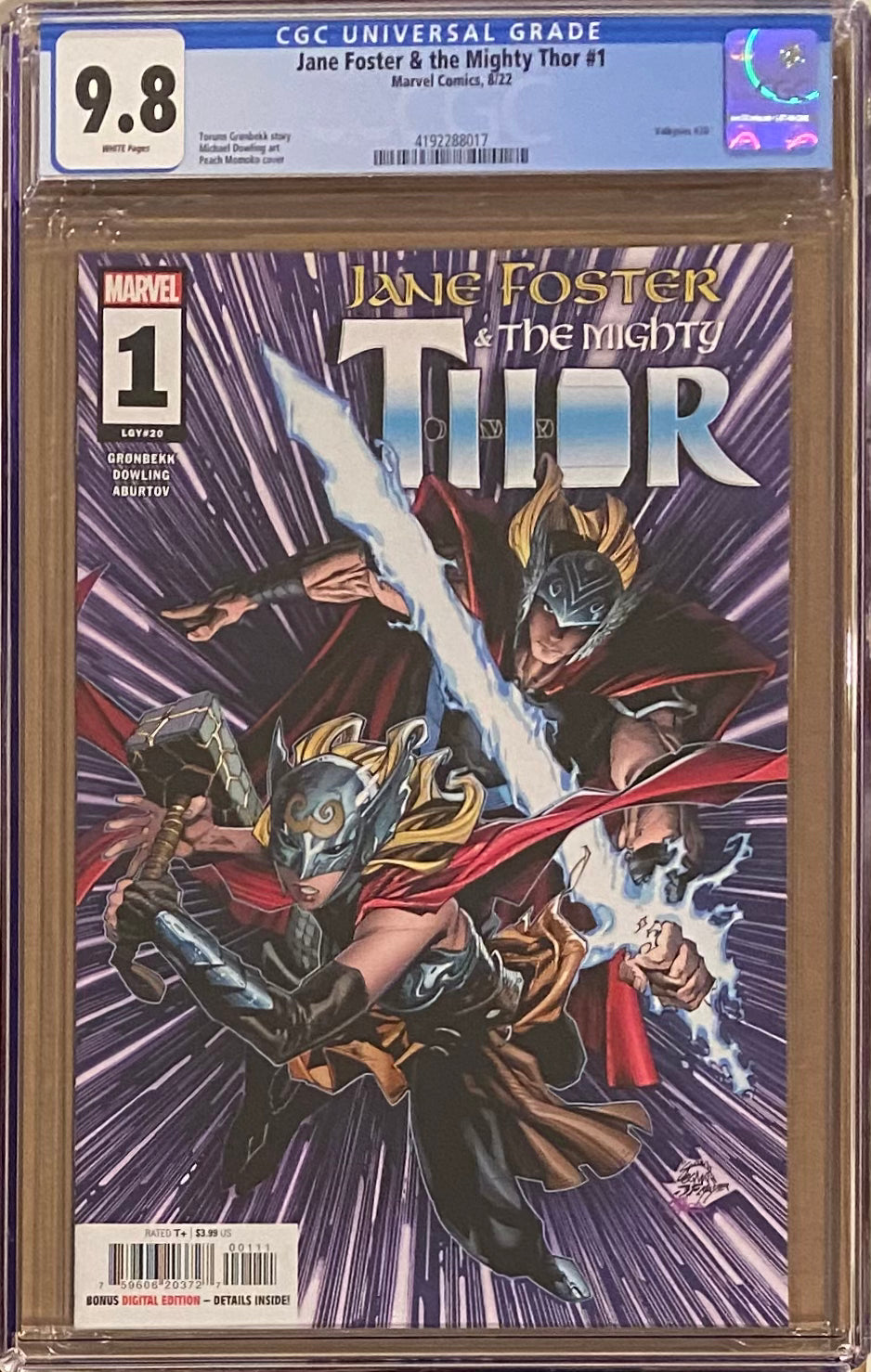 Jane Foster & The Mighty Thor #1 CGC 9.8