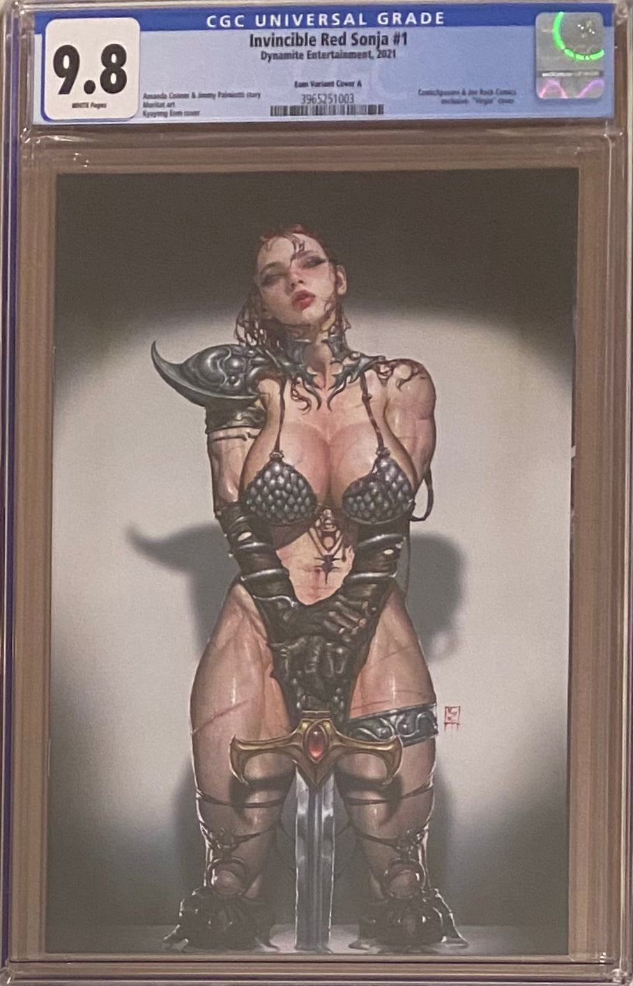 Invincible Red Sonja #1 Eom Variant A CGC 9.8