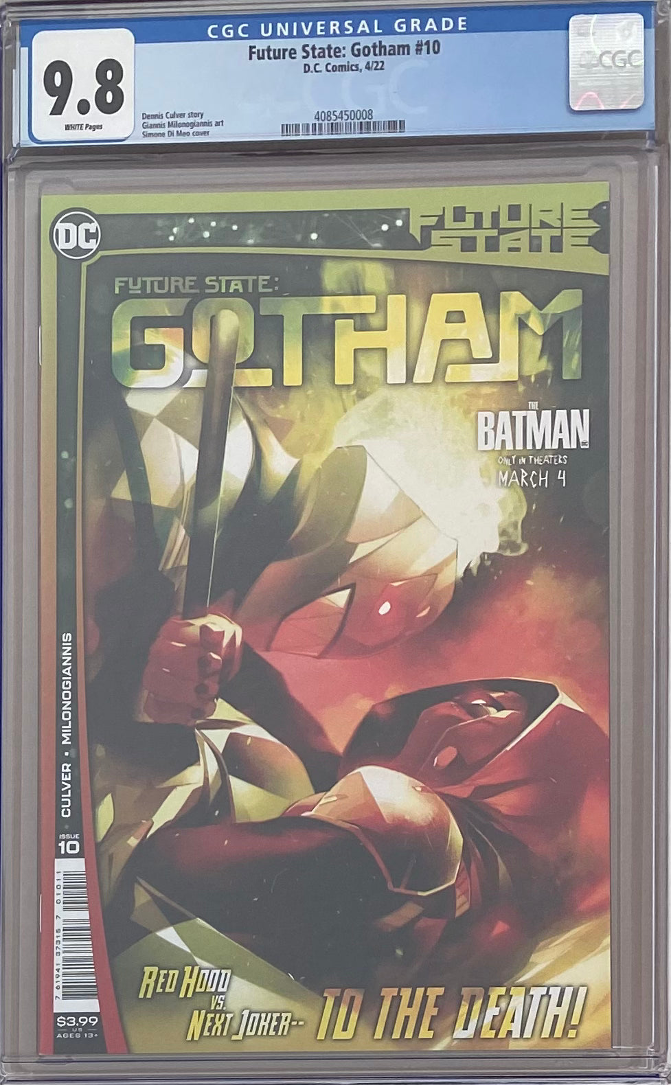 Future State: Gotham #10 CGC 9.8