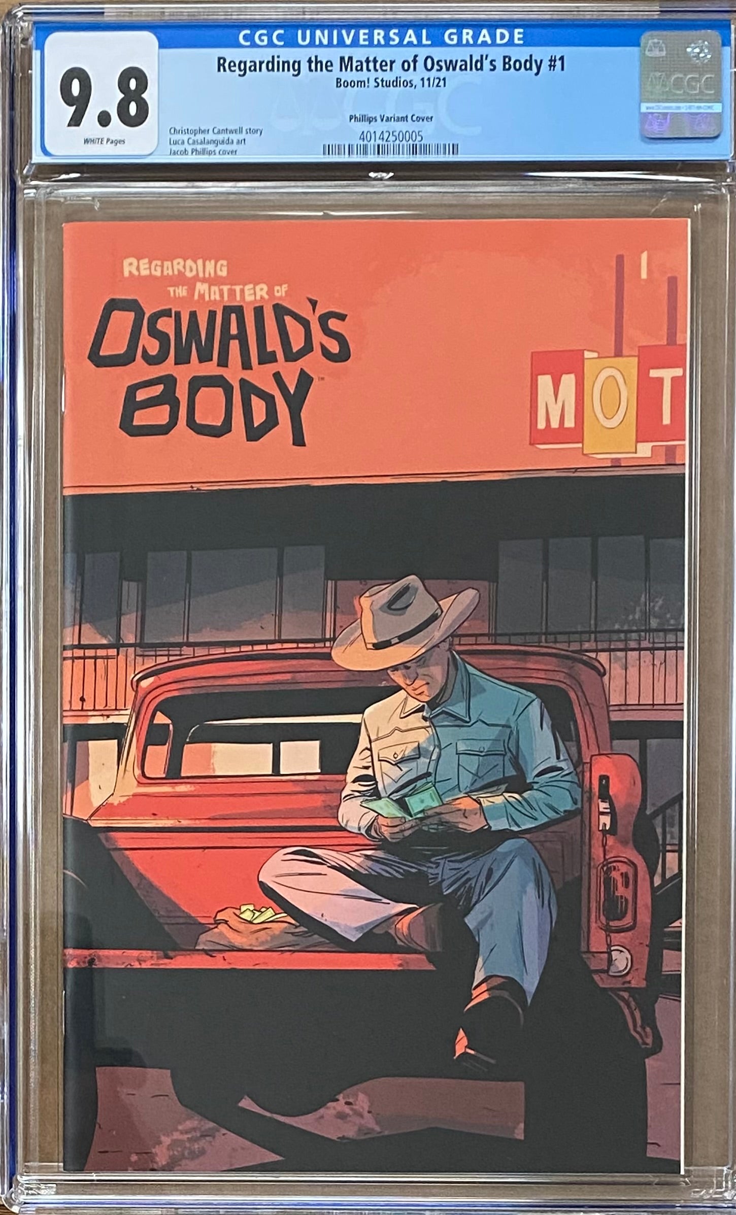 Regarding the Matter of Oswald's Body #1 Variant CGC 9.8