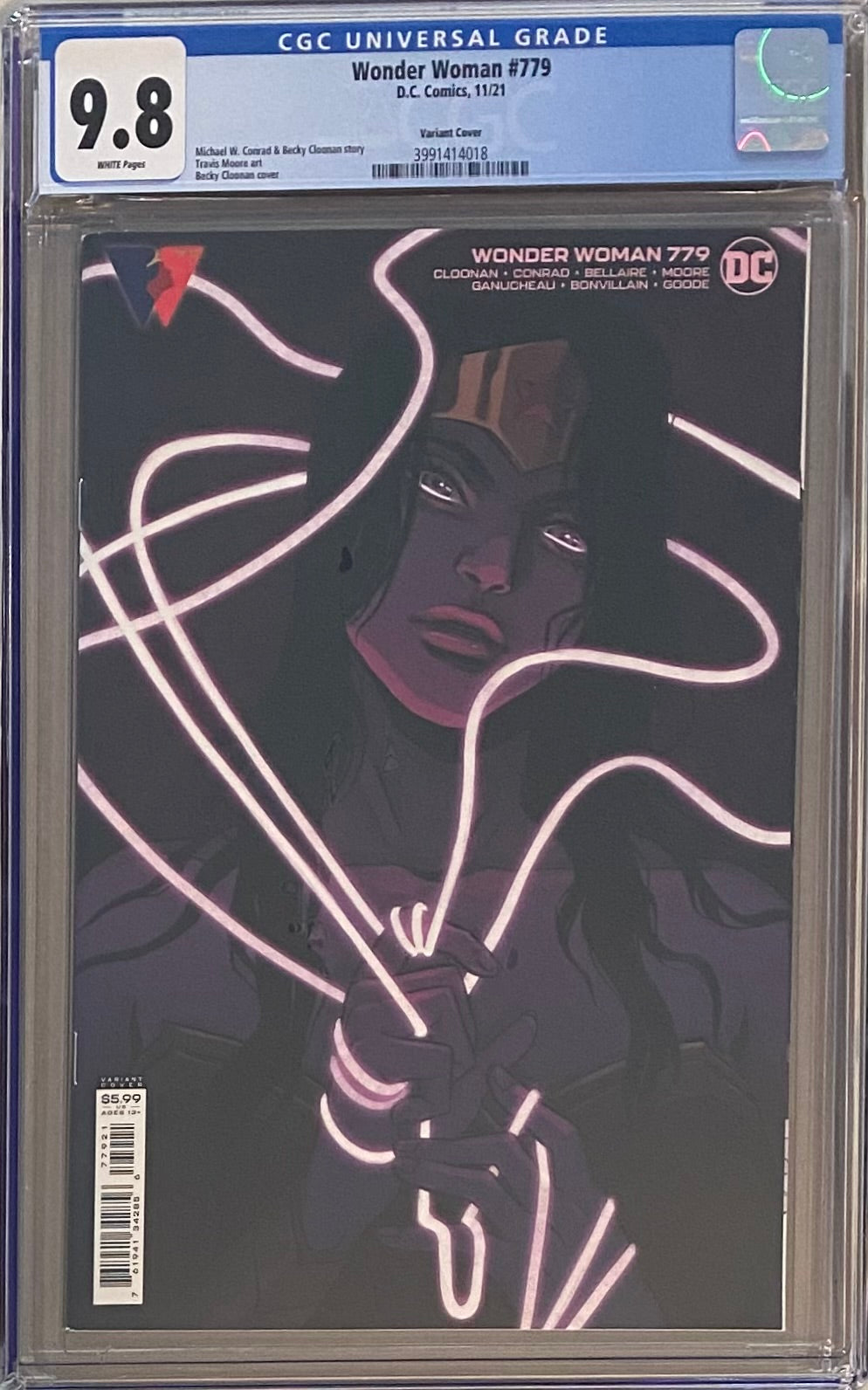 Wonder Woman #779 Cloonan Variant CGC 9.8