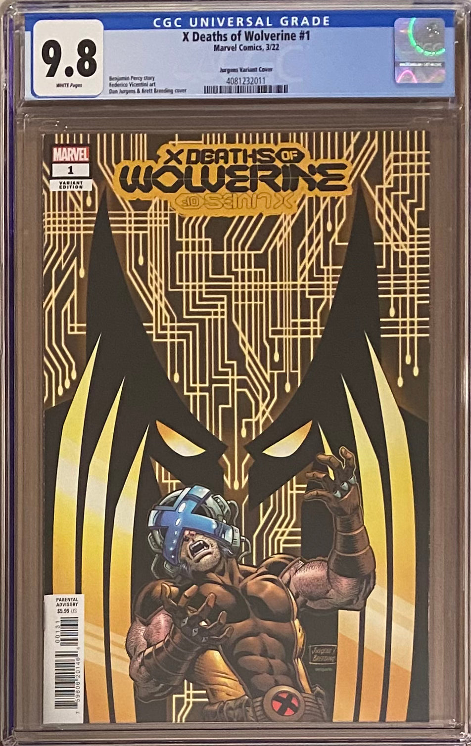 X Deaths of Wolverine #1 Jurgens Variant CGC 9.8