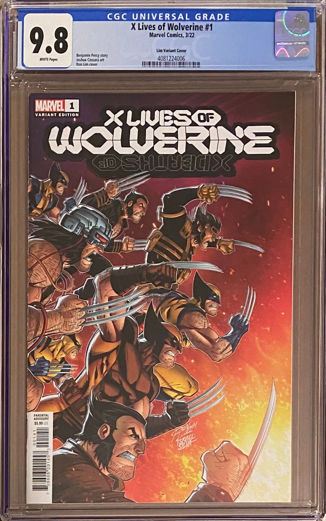 X Lives of Wolverine #1 Lim Variant CGC 9.8