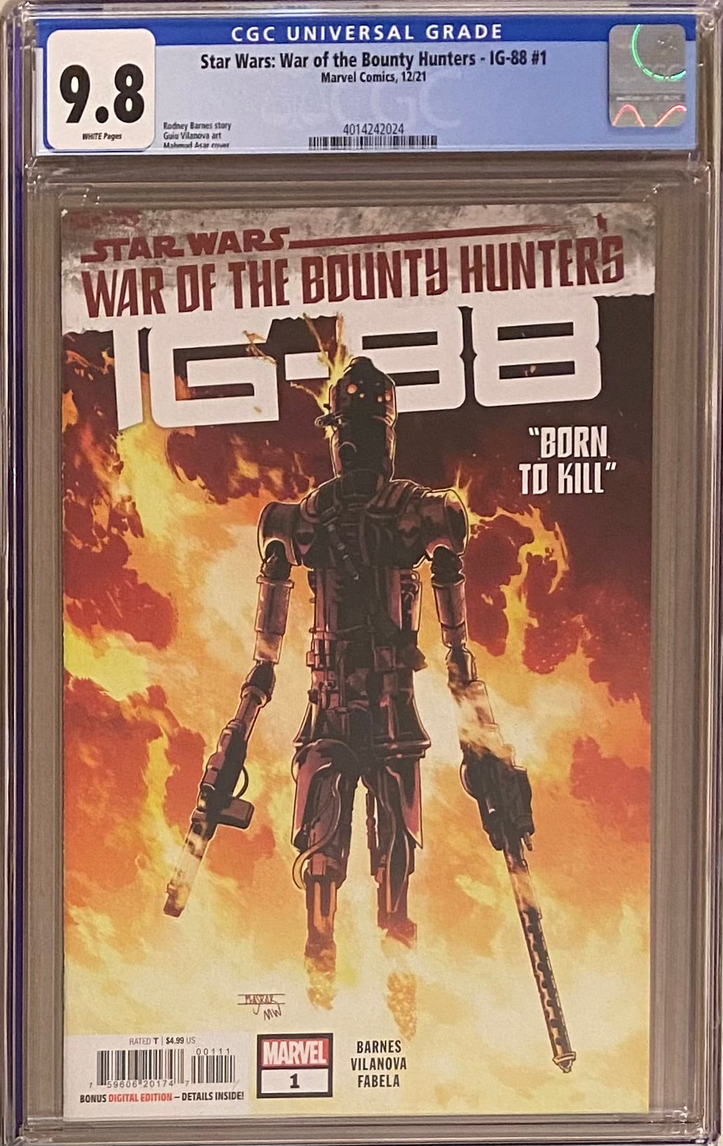 Star Wars: War of the Bounty Hunters - IG-88 #1 CGC 9.8