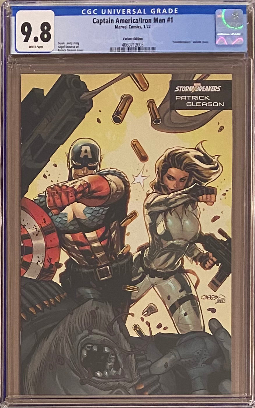 Captain America/Iron Man #1 Gleason Variant CGC 9.8