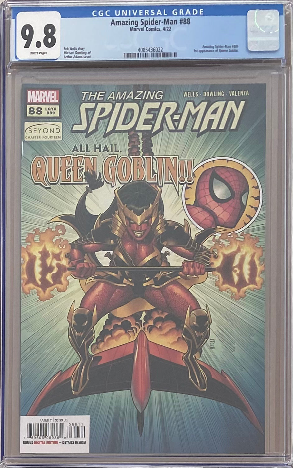 Amazing Spider-Man #88 CGC 9.8 - First Queen Goblin