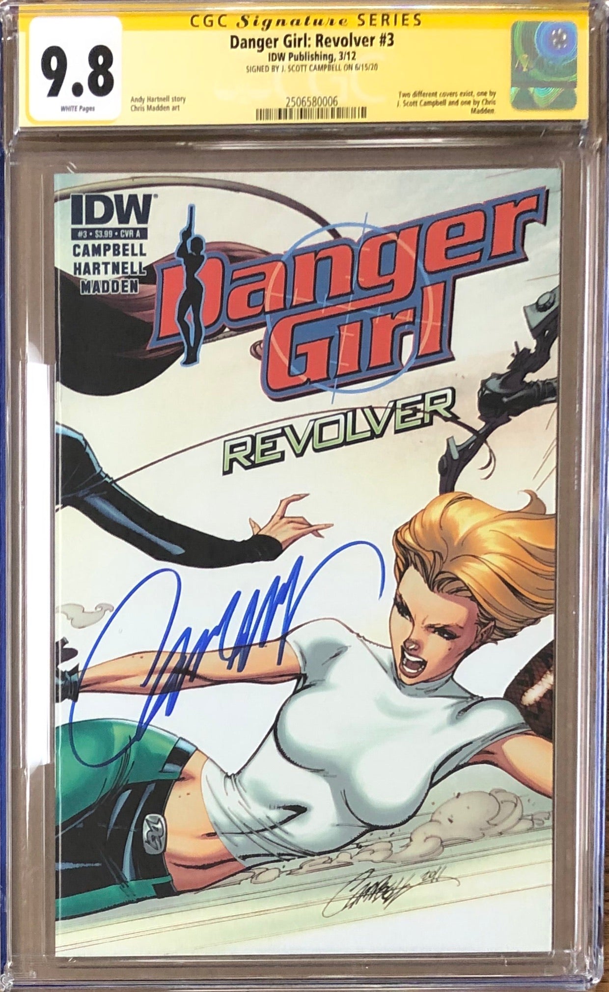 Danger Girl: Revolver #3 CGC 9.8 SS