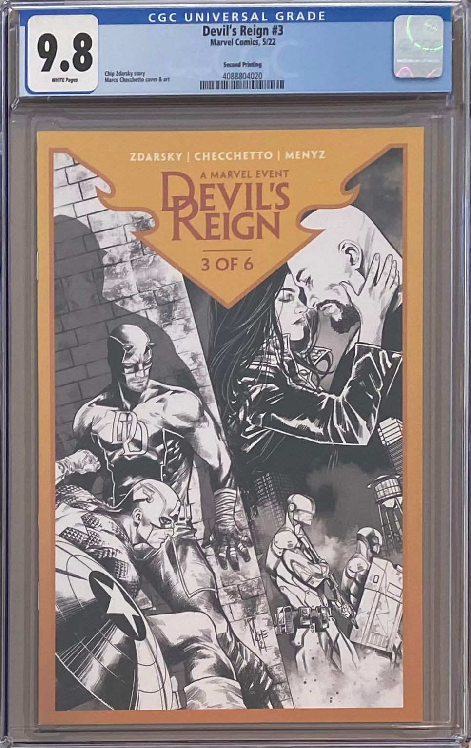 Devil's Reign #3 Second Printing CGC 9.8