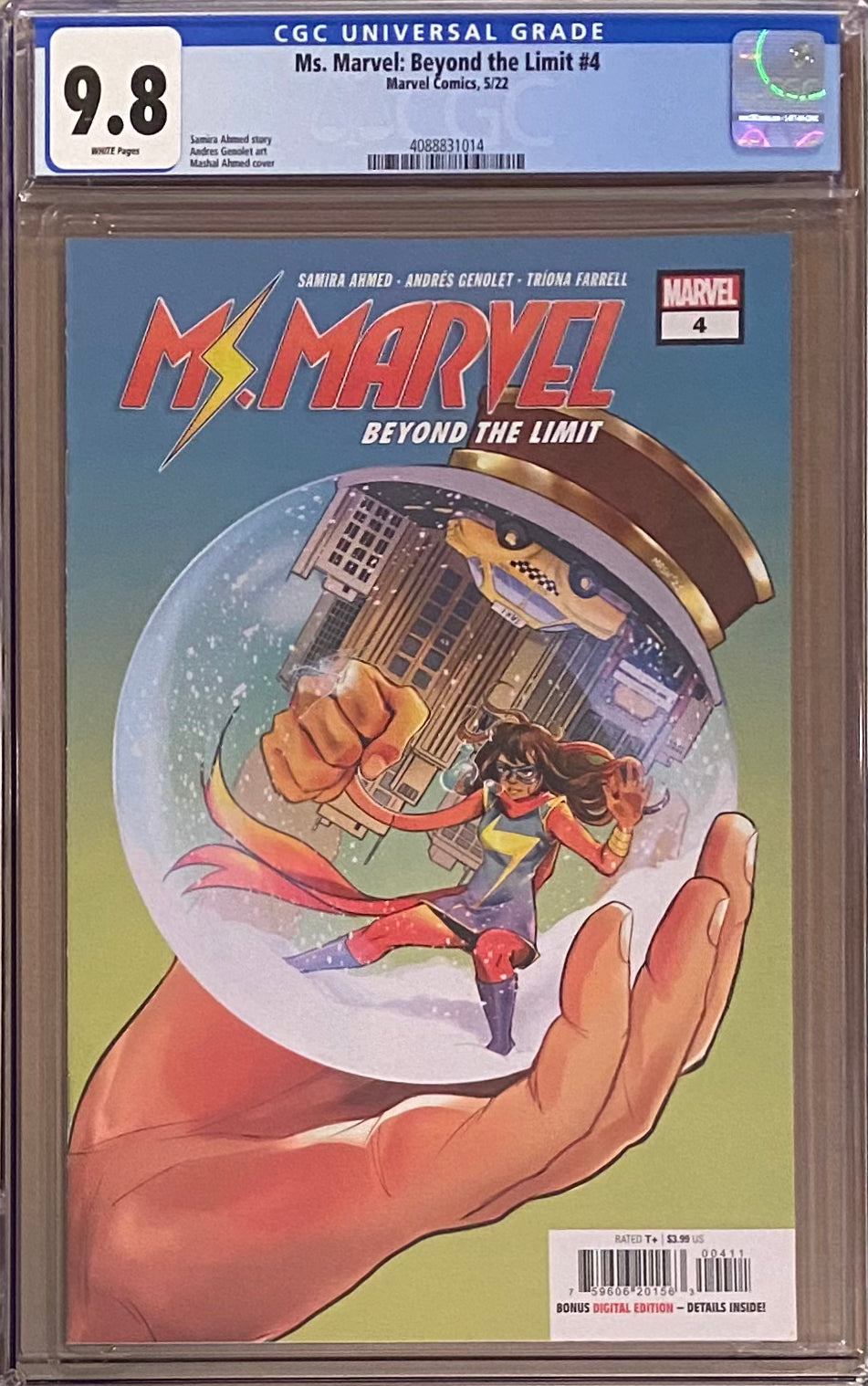 Ms. Marvel: Beyond the Limit #4 CGC 9.8