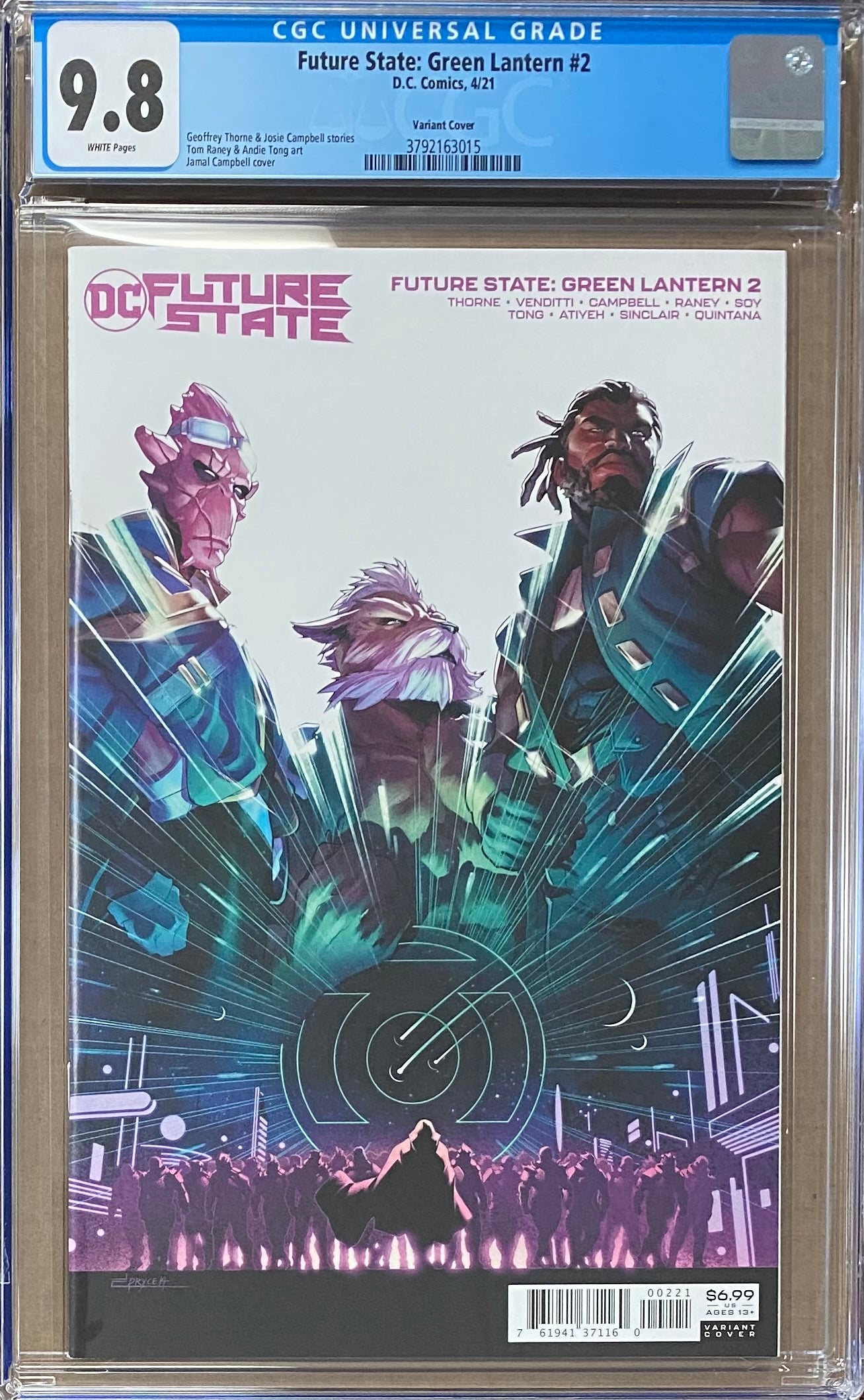 Future State: Green Lantern #2 Variant CGC 9.8