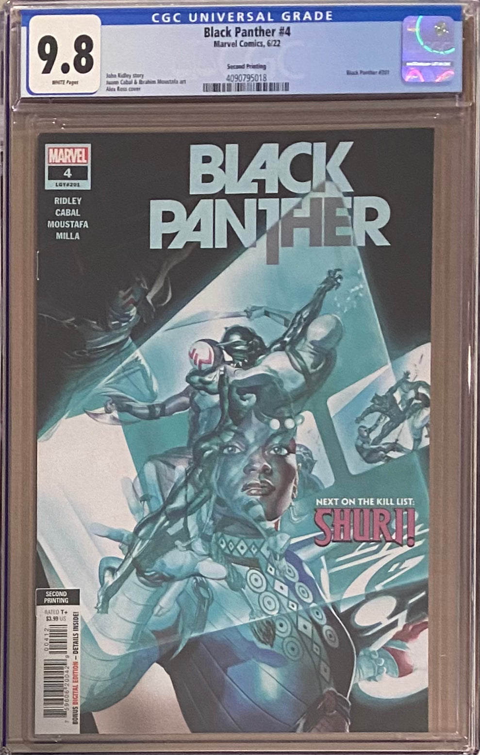 Black Panther #4 Second Printing CGC 9.8