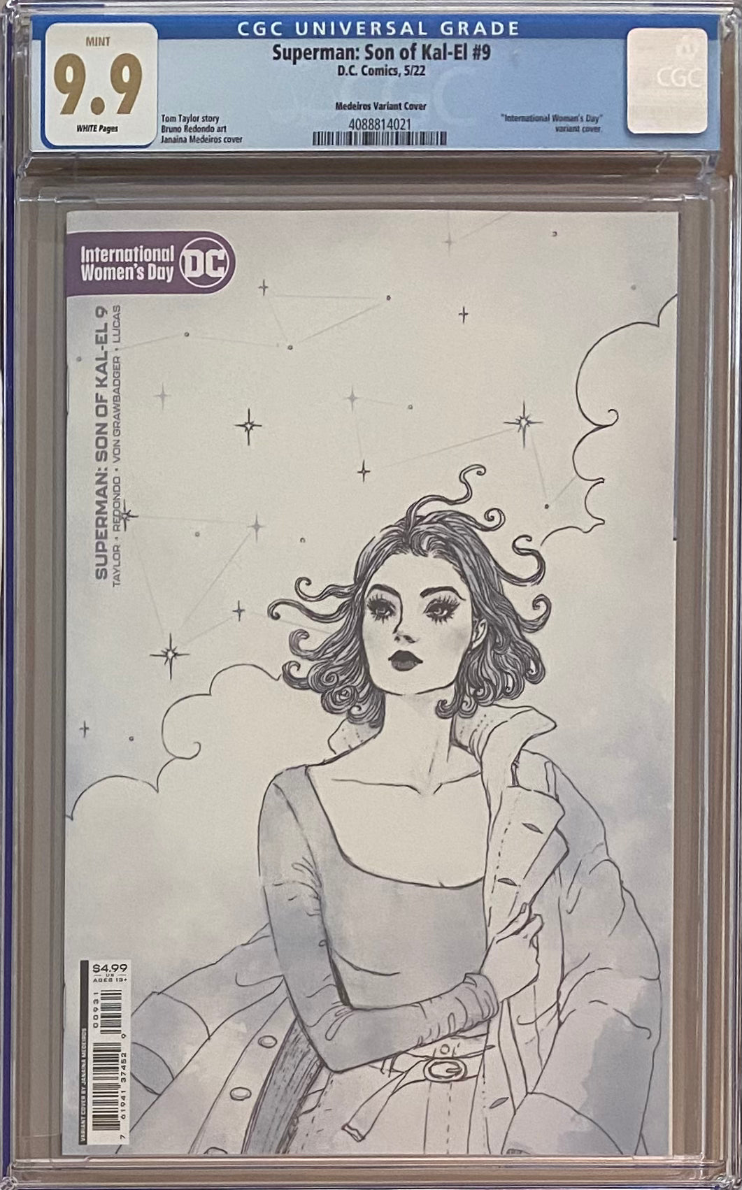 Superman: Son of Kal-El #9 Medeiros Variant CGC 9.9 MINT