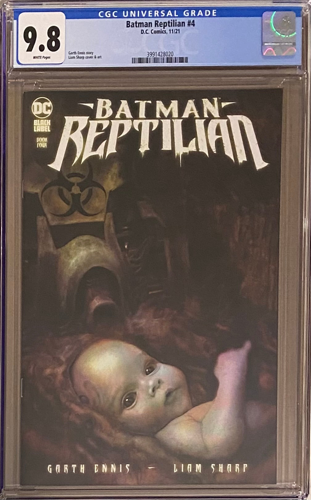 Batman: Reptilian #4 DC Black Label CGC 9.8