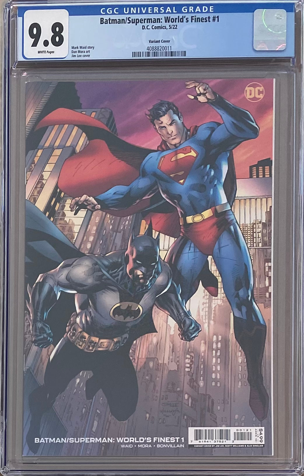 Batman/Superman: World's Finest #1 Lee Variant CGC 9.8