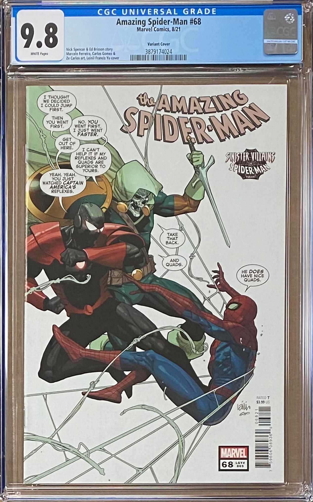 Amazing Spider-Man #68 Variant CGC 9.8