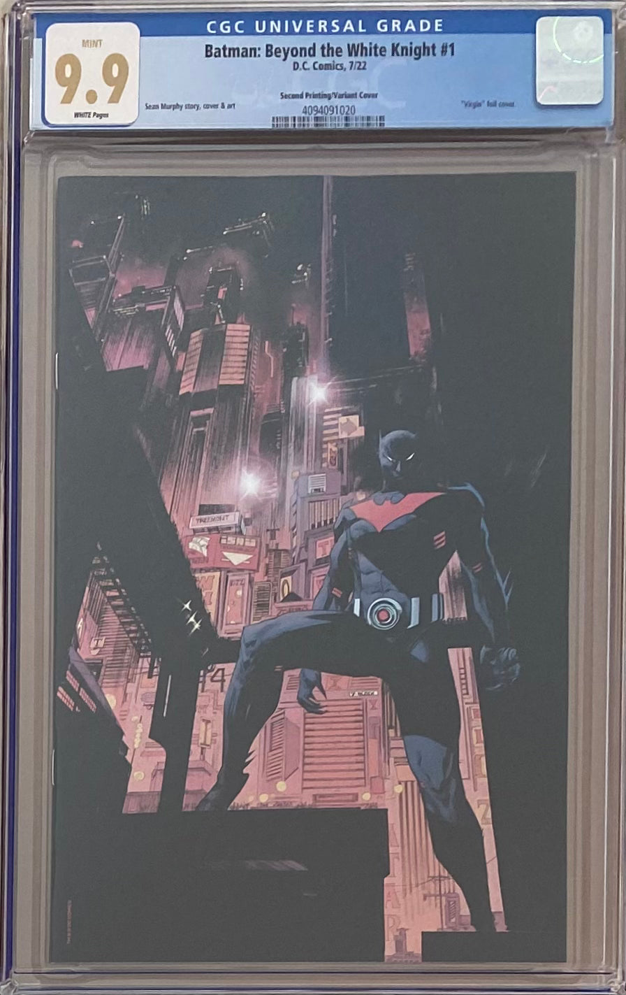 Batman: Beyond the White Knight #1 Second Printing Murphy 1:25 Foil Retailer Incentive Variant CGC 9.9 MINT