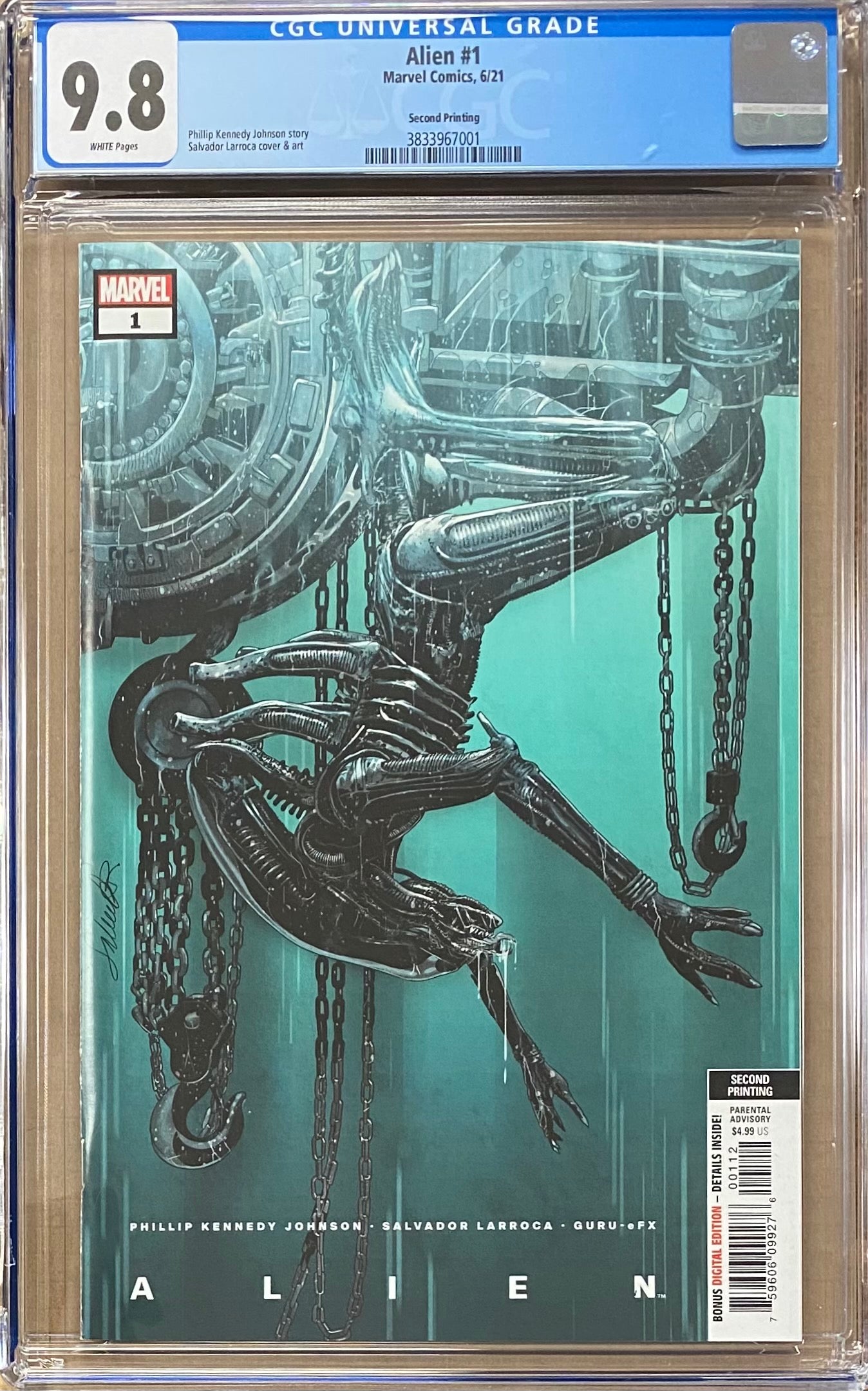Alien #1 Second Printing CGC 9.8