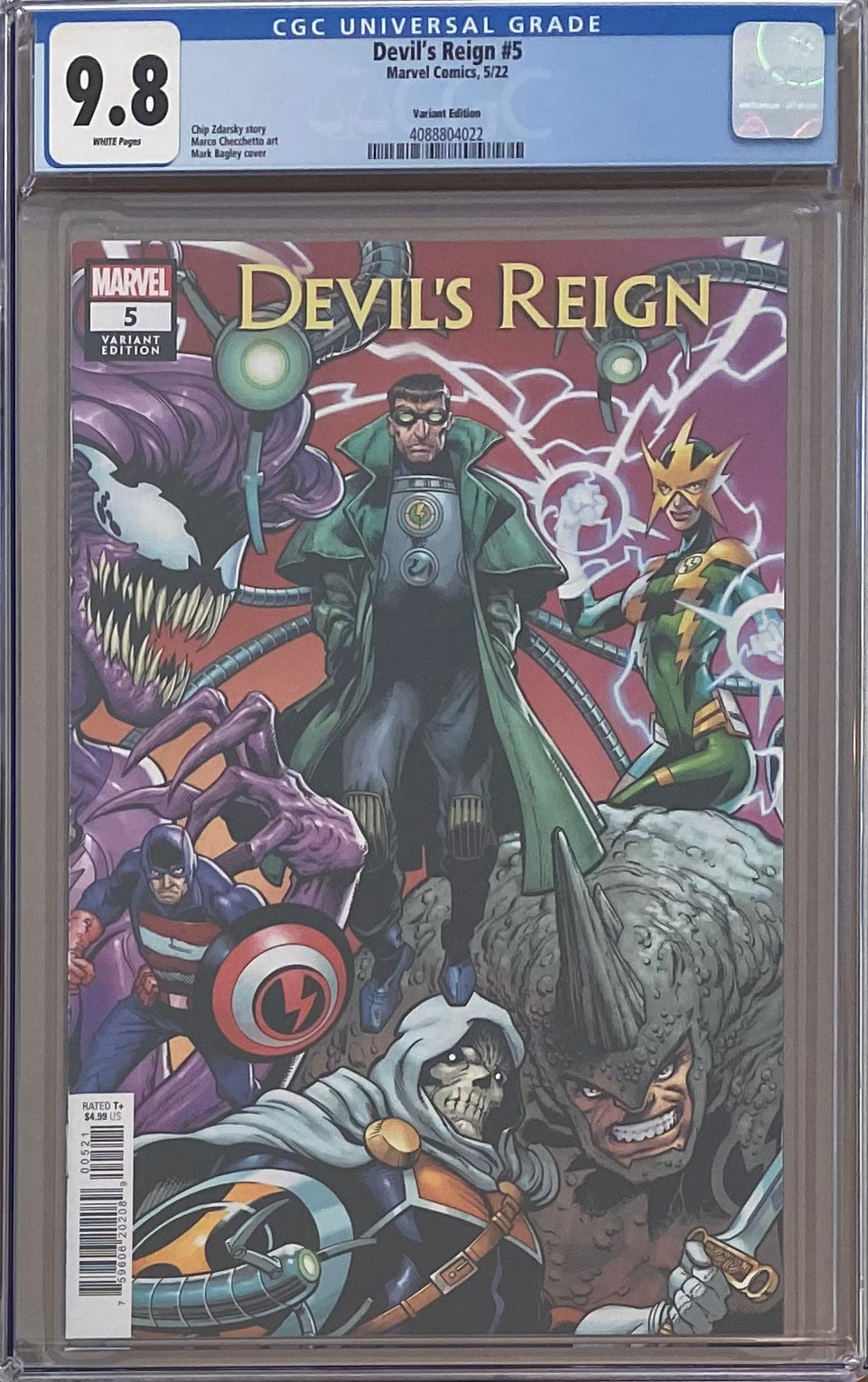 Devil's Reign #5 Variant CGC 9.8
