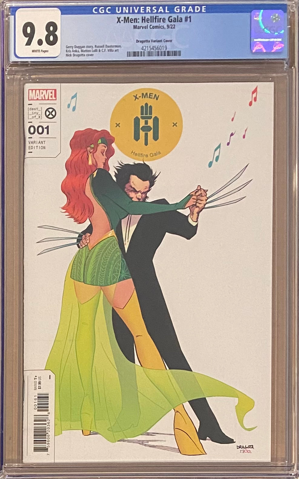 X-Men: Hellfire Gala #1 Dragotta Variant CGC 9.8