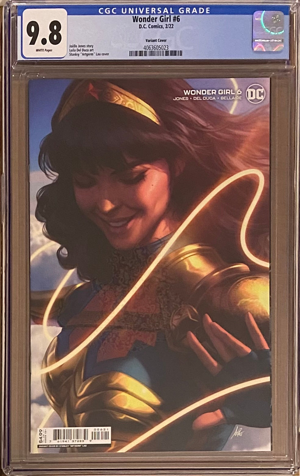 Wonder Girl #6 Artgerm Variant CGC 9.8