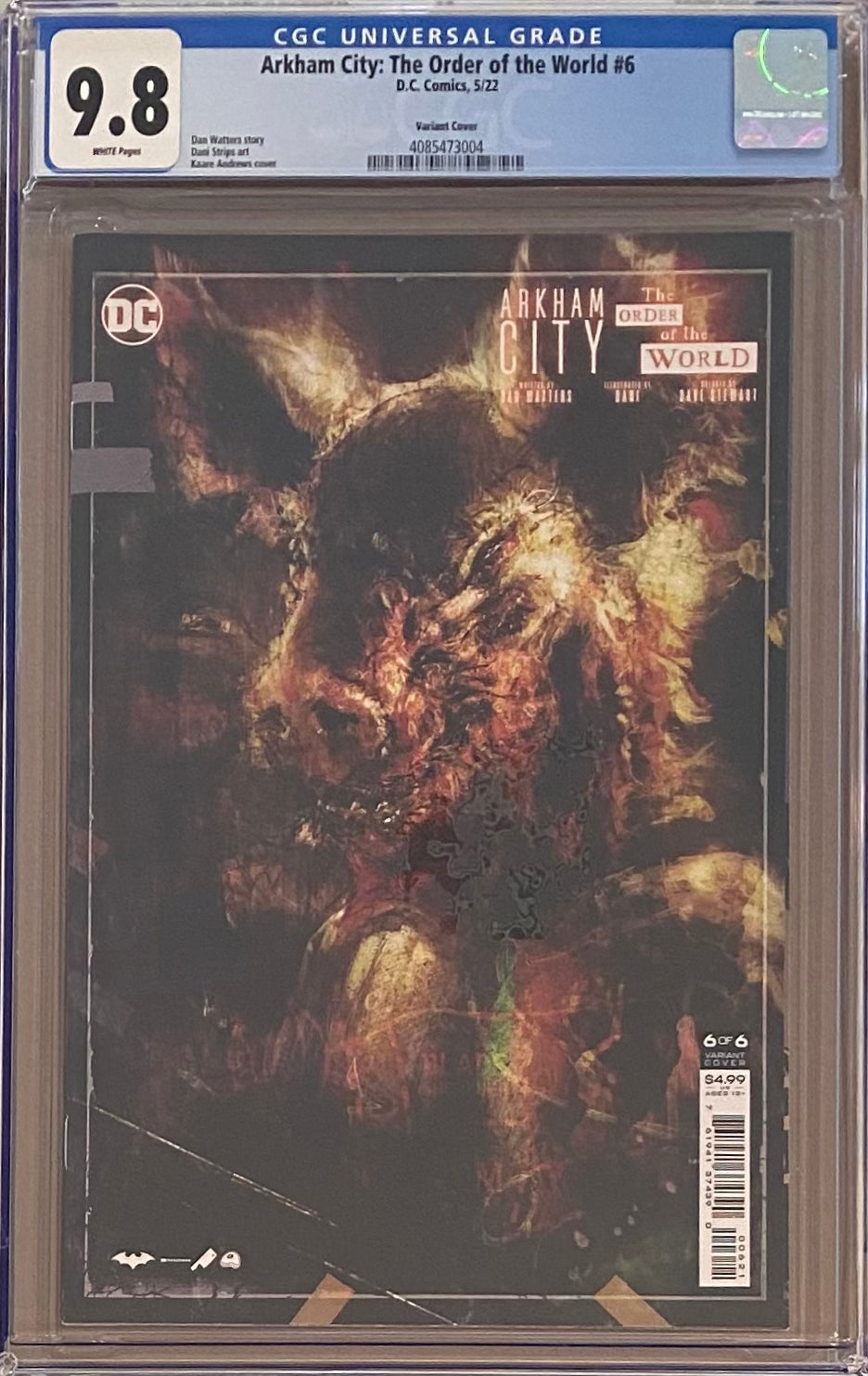 Arkham City: The Order of the World #6 Variant CGC 9.8