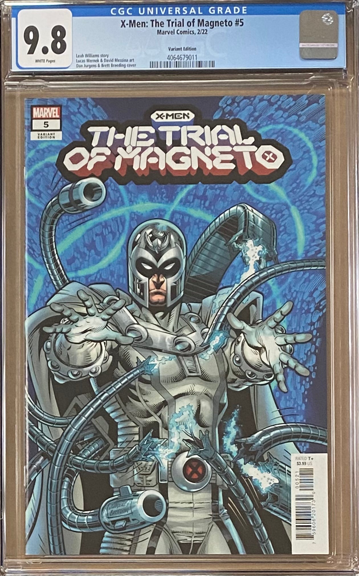 X-Men: Trial of Magneto #5 Variant CGC 9.8