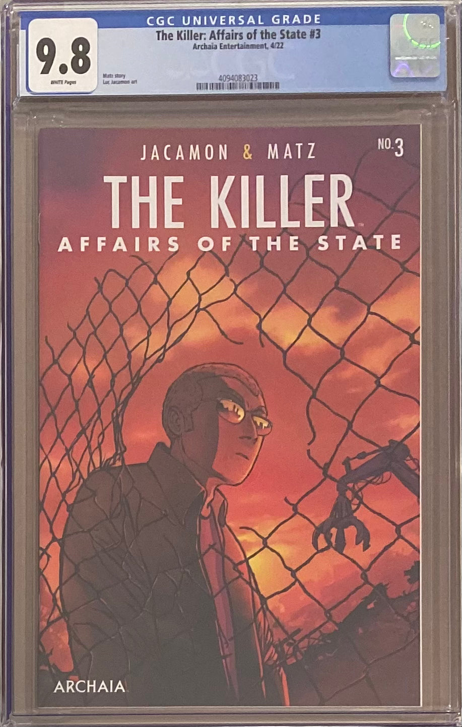 The Killer: Affairs of the State #3 CGC 9.8