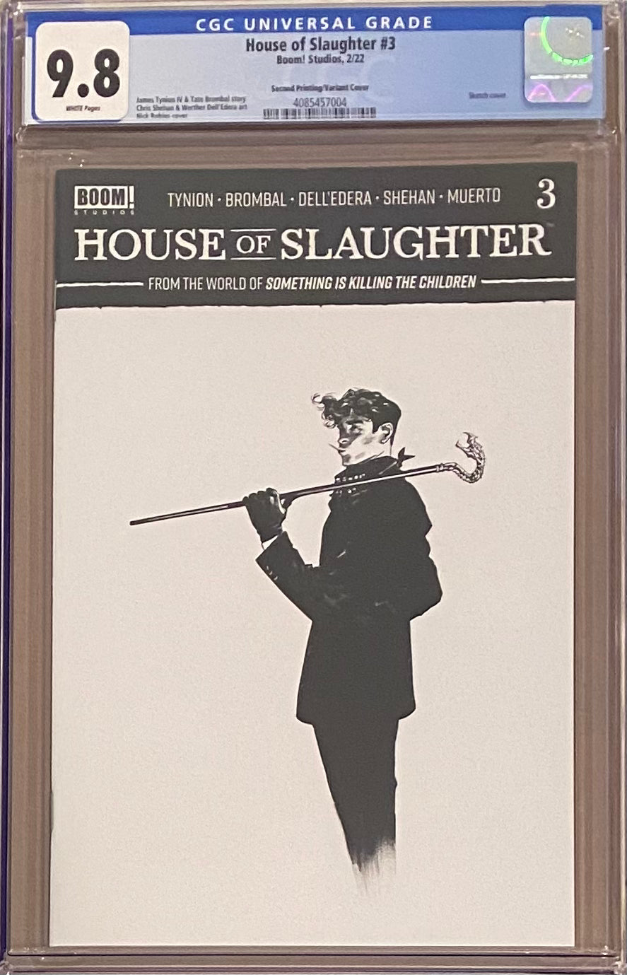 House of Slaughter #3 Second Printing 1:10 Retailer Incentive Variant CGC 9.8