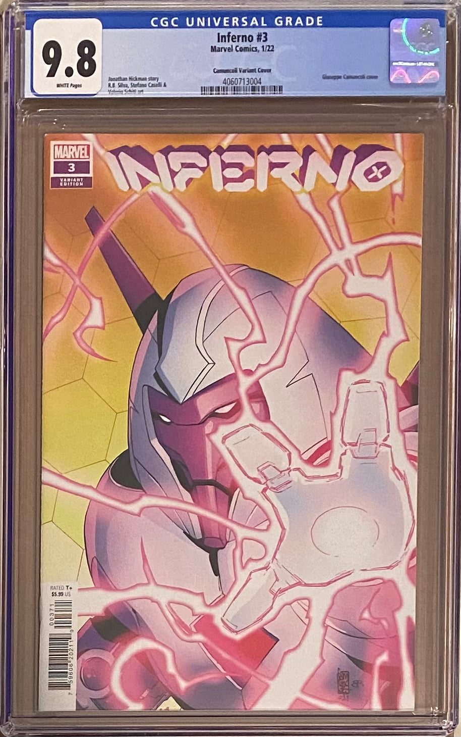 Inferno #3 Camuncoli 1:50 Retailer Incentive Variant CGC 9.8