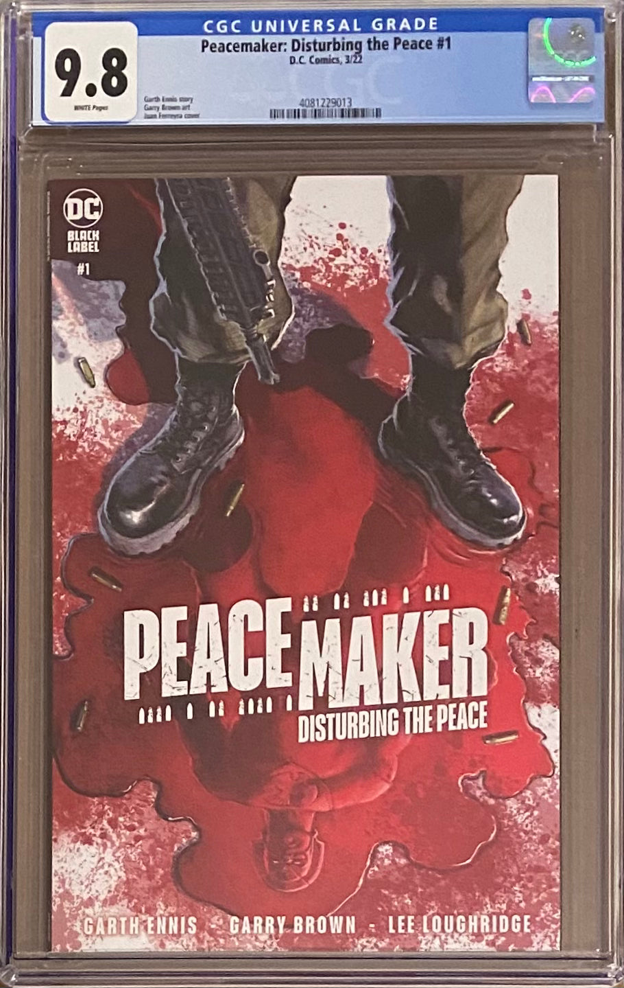 Peacemaker: Disturbing the Peace #1 CGC 9.8 DC Black Label