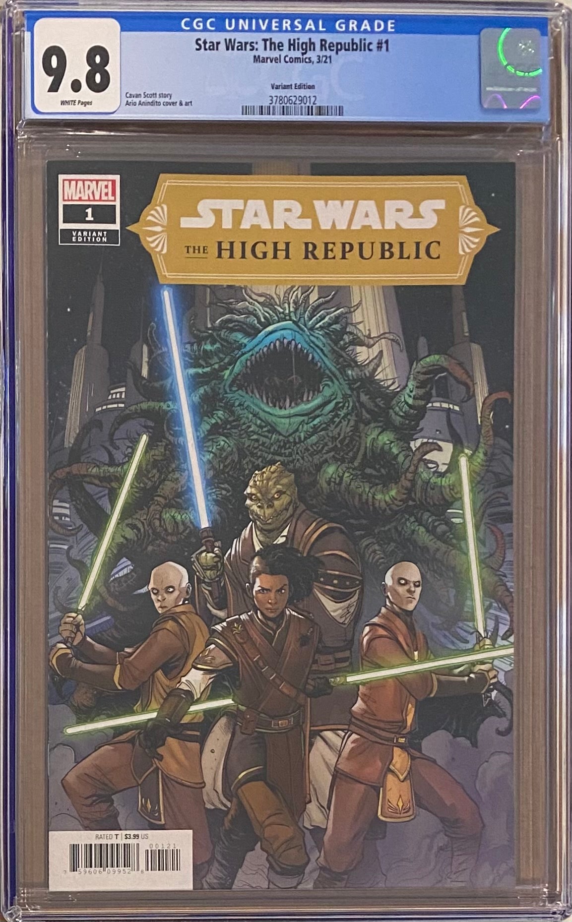 Star Wars: The High Republic #1 Anandito Variant CGC 9.8