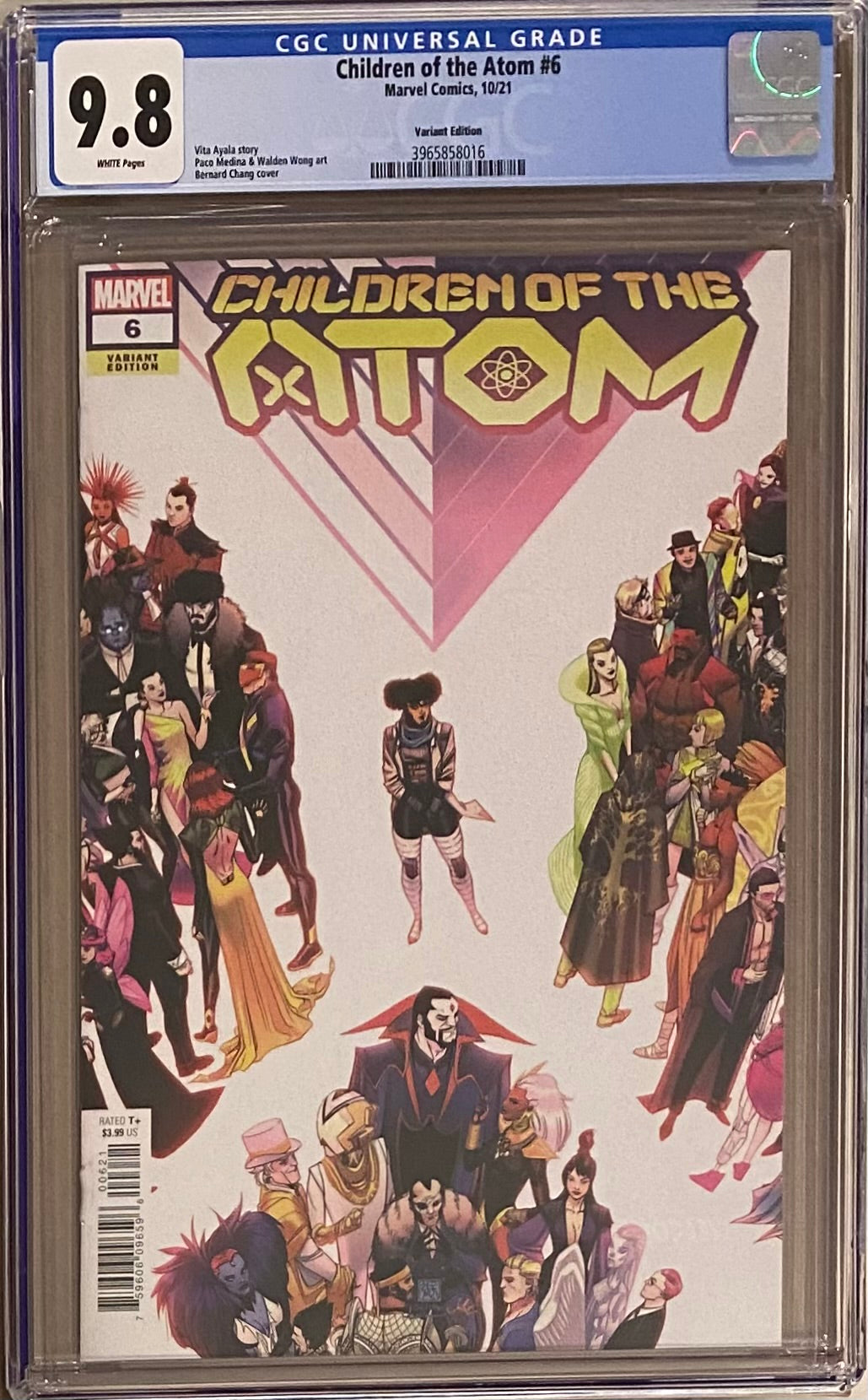 Children of the Atom #6 Variant CGC 9.8