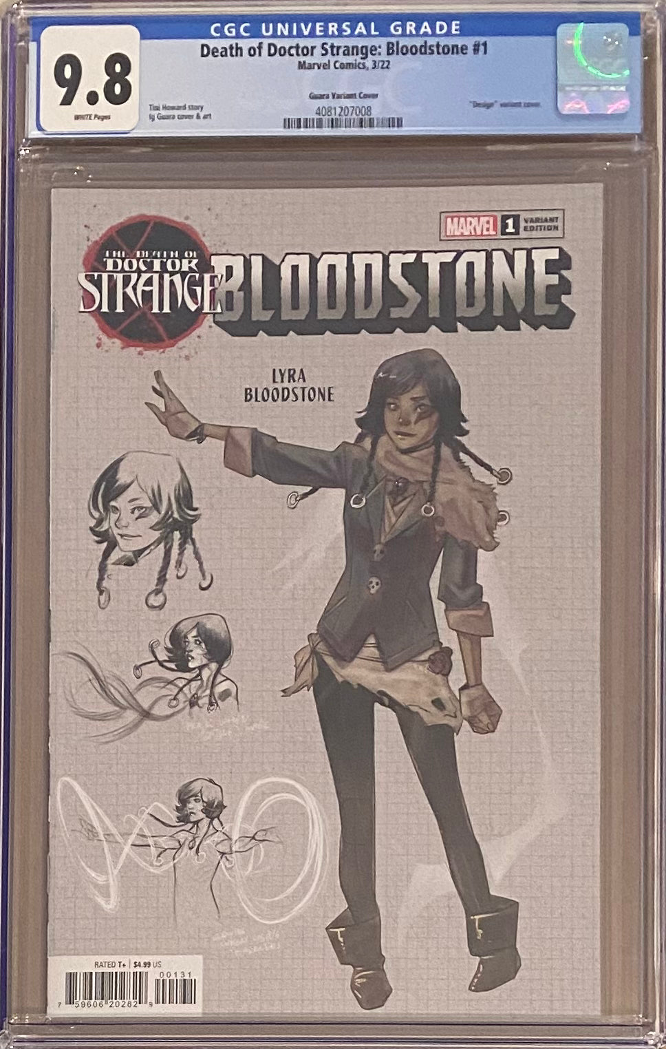 The Death of Doctor Strange: Bloodstone #1 Guara Retailer Incentive Design Variant CGC 9.8