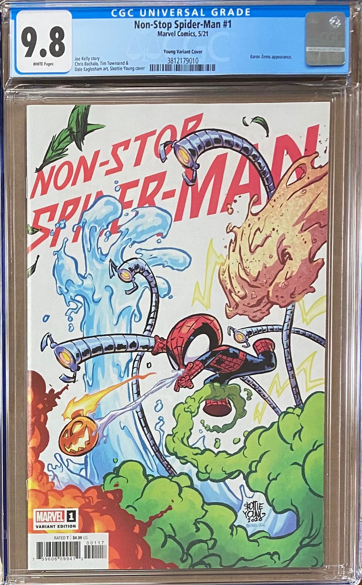 Non-Stop Spider-Man #1 Young Variant CGC 9.8