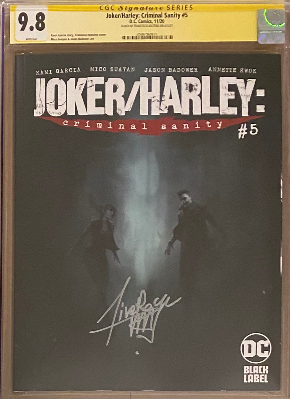 Joker/Harley: Criminal Sanity #5 Mattina Cover DC Black Label CGC 9.8 SS