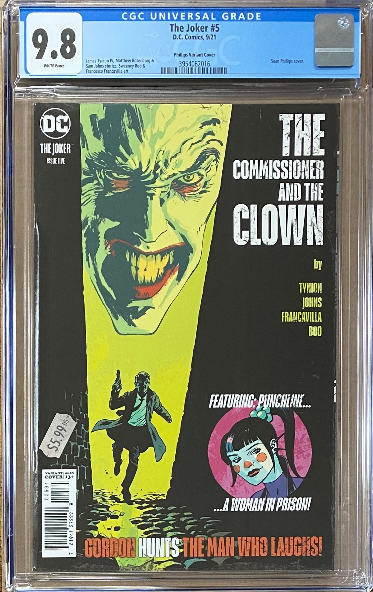 The Joker #5 Phillips Variant CGC 9.8