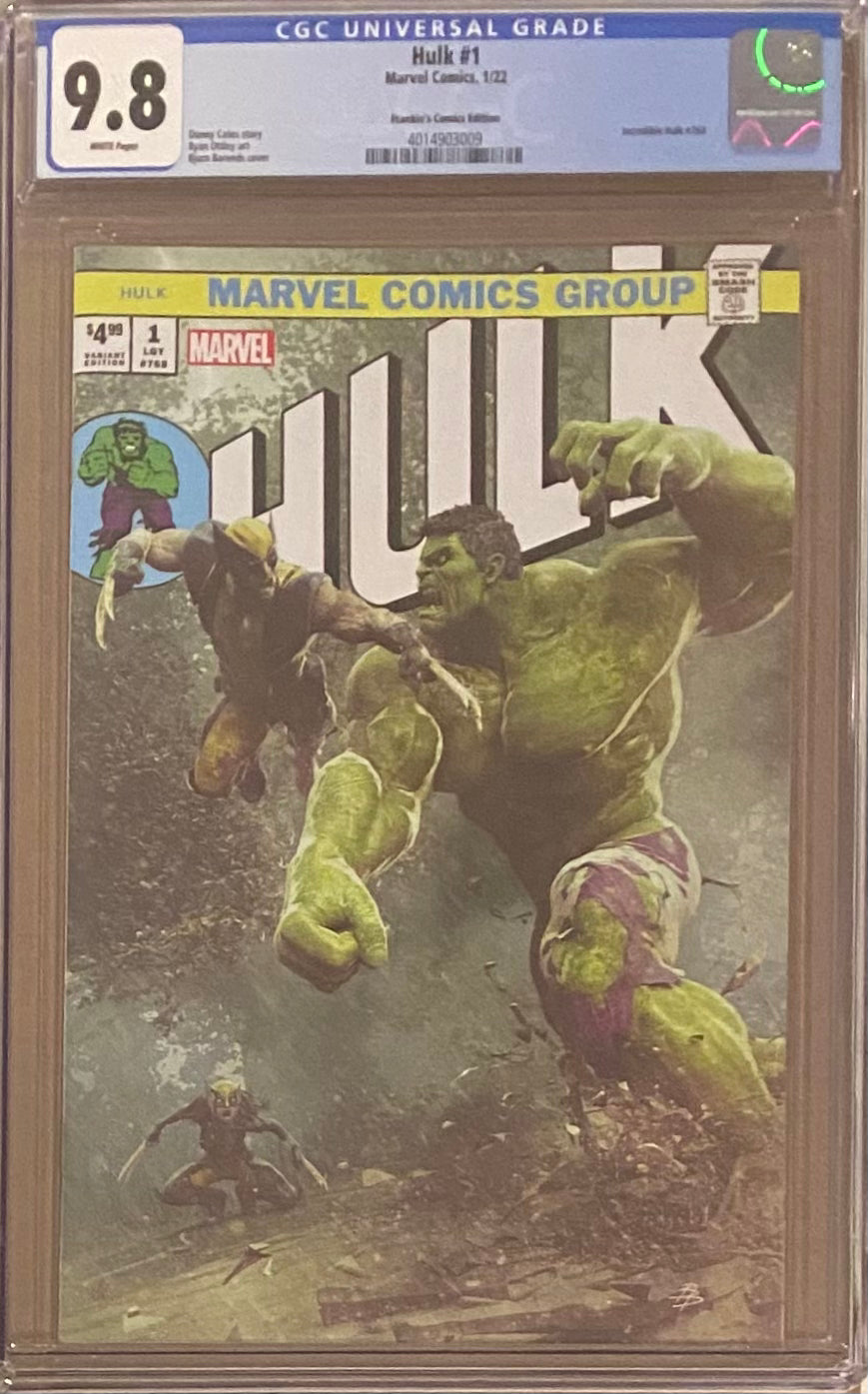 Hulk #1 Frankie's Comics Edition CGC 9.8