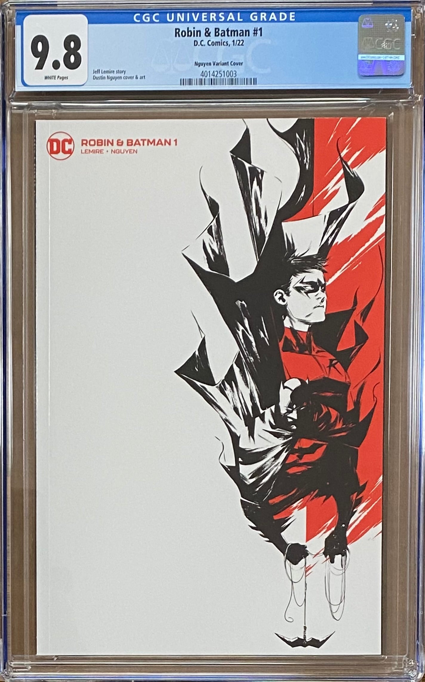 Robin & Batman #1 Nguyen 1:50 Retailer Incentive Variant CGC 9.8