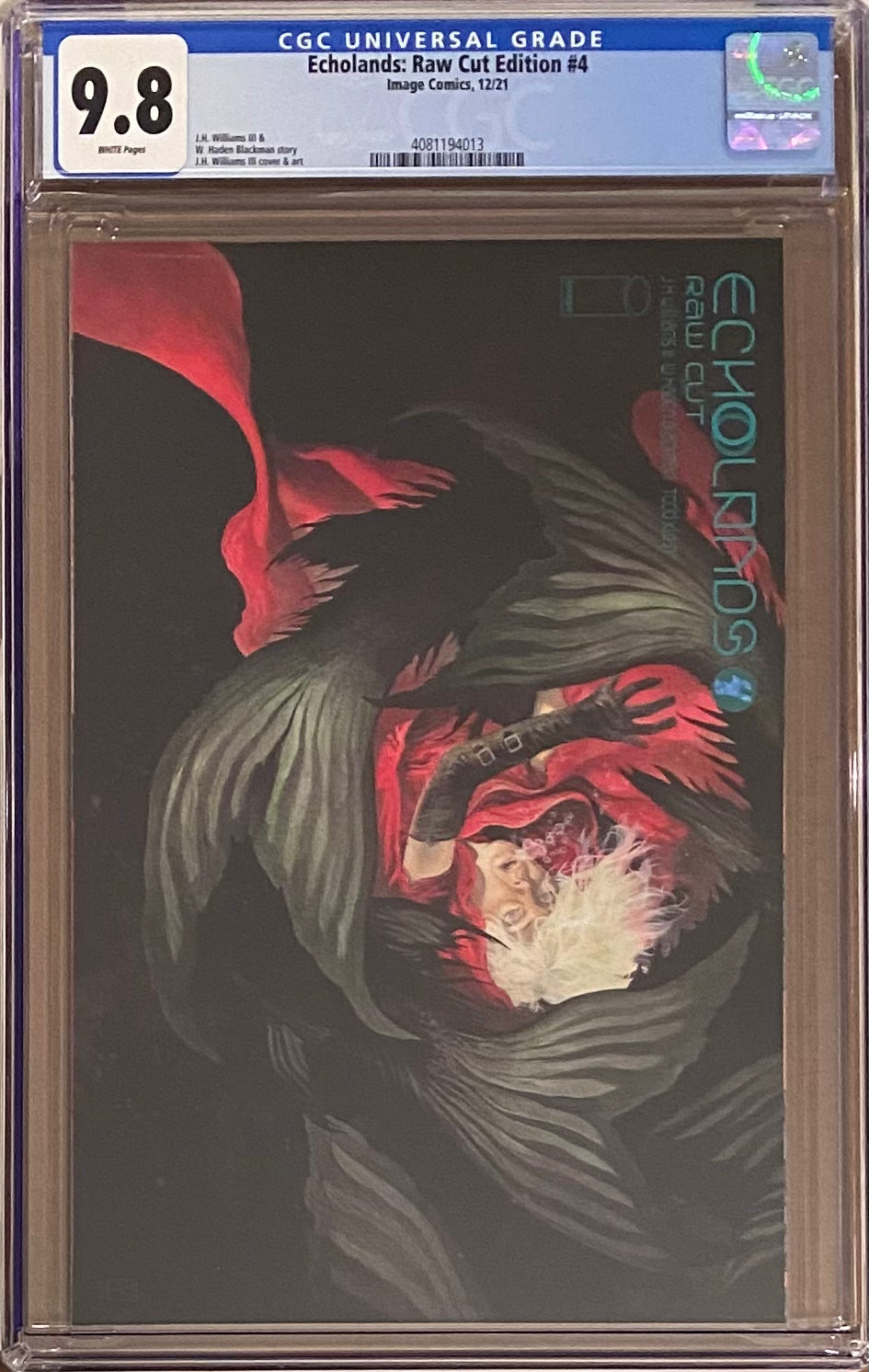 Echolands #4 Raw Cut Edition CGC 9.8