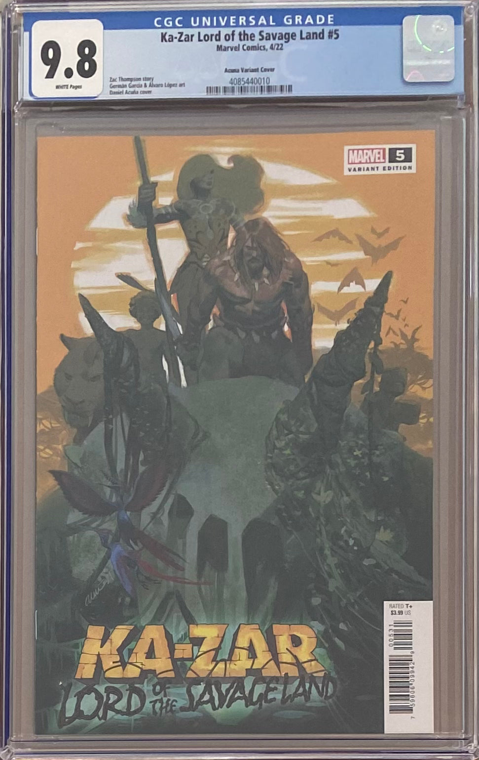 Ka-Zar: Lord of the Savage Land #5 Variant CGC 9.8